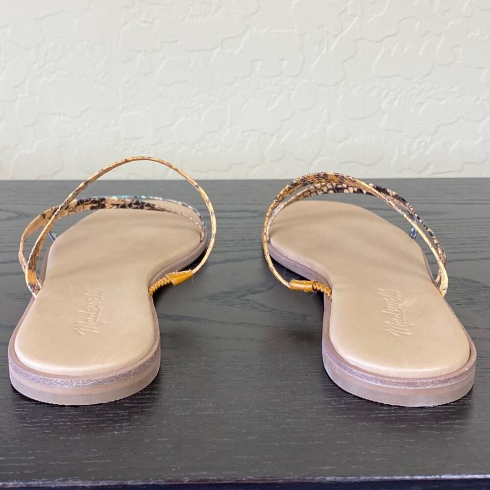 Madewell The Lyra Snake Print Slide Sandal, Sz 6.5 - Picture 10 of 13